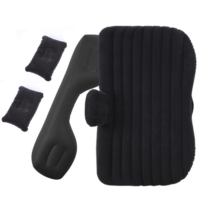 Colchón inflable para acampar, colchón de aire para coche, colchón de viaje para exteriores, almohada para coche