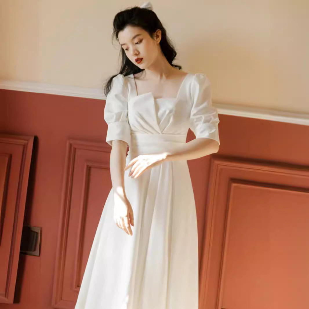 Traje de cena de banquete para mujer, estilo diario