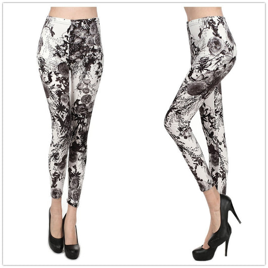 Leggings elásticos sexys para mujer, leggings ajustados tipo lápiz, disponibles en stock
