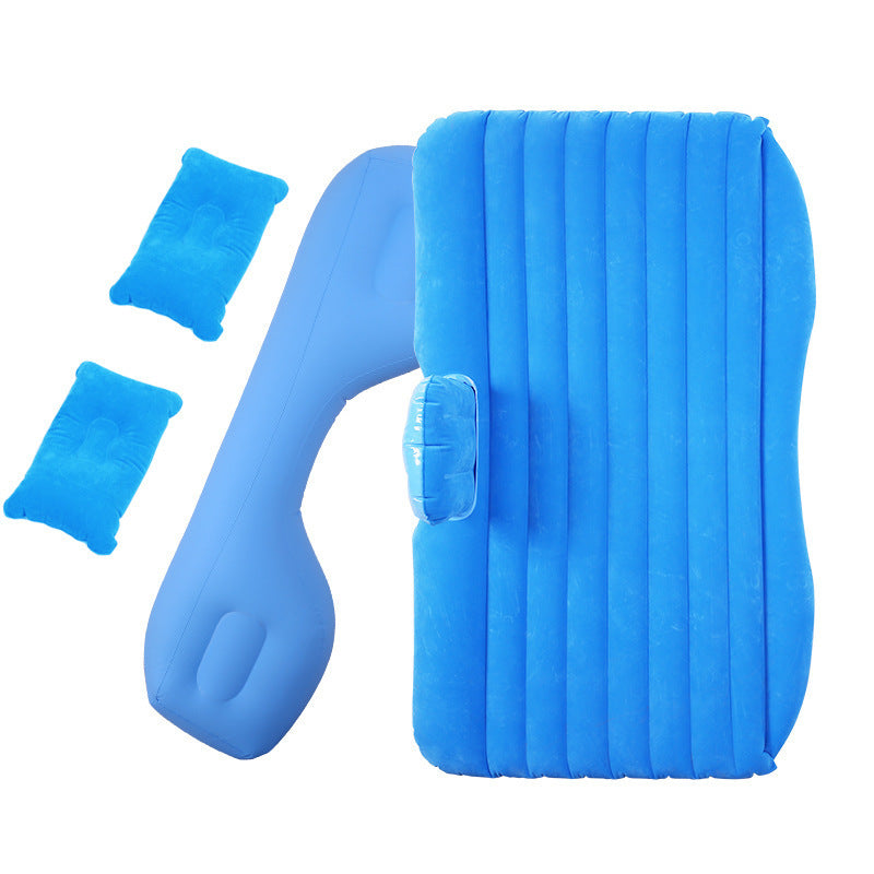 Colchón inflable para acampar, colchón de aire para coche, colchón de viaje para exteriores, almohada para coche