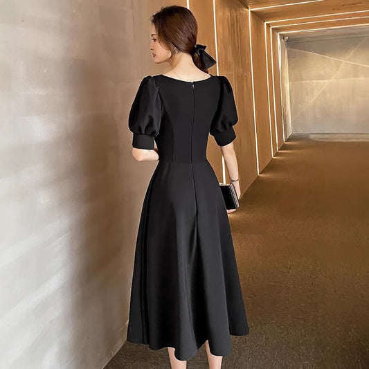 Traje de cena de banquete para mujer, estilo diario