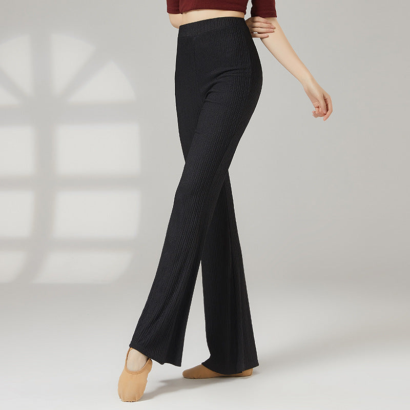 Ropa de práctica de danza clásica, pantalón de entrenamiento corporal para mujer