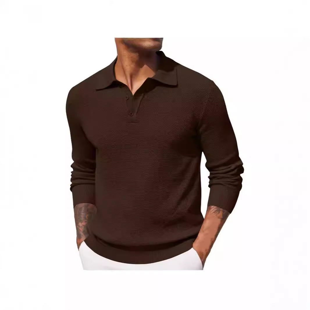 Camisa casual de hombre de manga larga