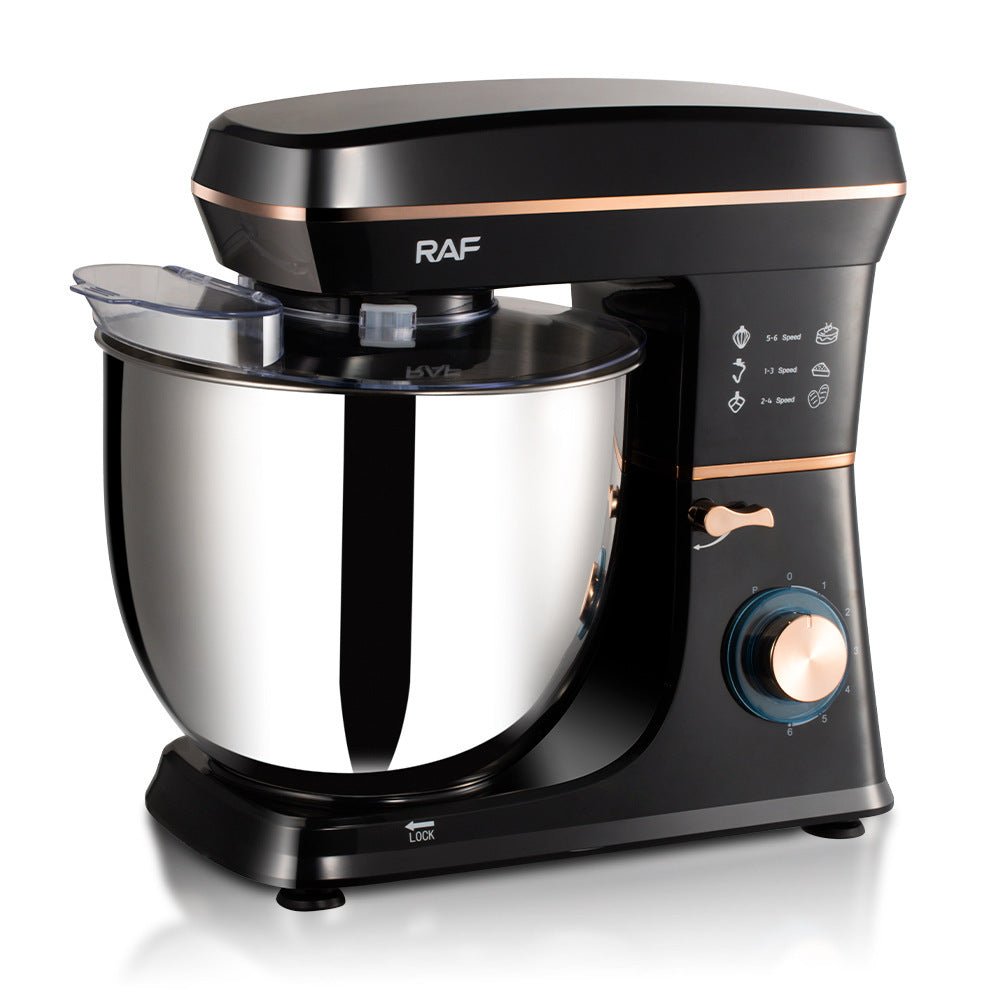 Batidora de pie de 10 l, máquina mezcladora de harina automática, multifunción para el hogar.