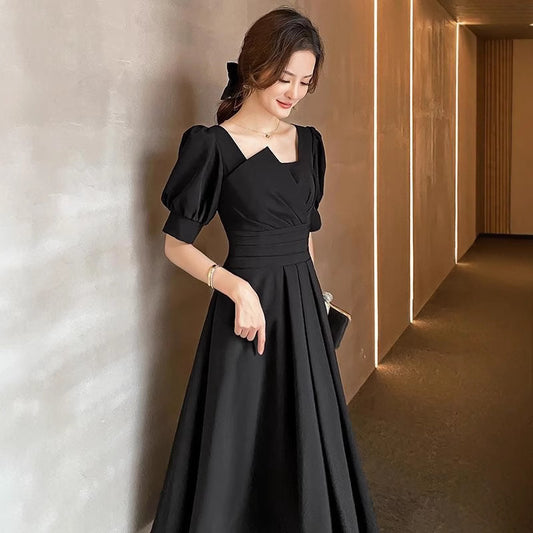 Traje de cena de banquete para mujer, estilo diario
