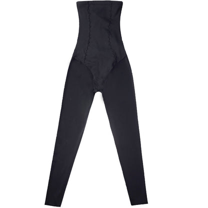 Pantalones moldeadores de cintura alta que se pueden usar en exteriores y que contraen el abdomen y liberan la espalda.