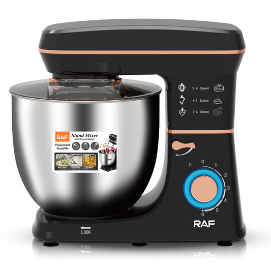 Batidora de pie de 10 l, máquina mezcladora de harina automática, multifunción para el hogar.