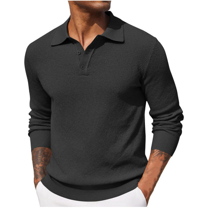 Camisa casual de hombre de manga larga
