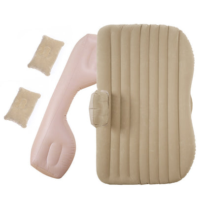 Colchón inflable para acampar, colchón de aire para coche, colchón de viaje para exteriores, almohada para coche