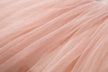 Vestido de niñas con lazo de cuerda flotante
