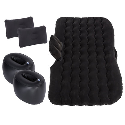Colchón inflable para acampar, colchón de aire para coche, colchón de viaje para exteriores, almohada para coche