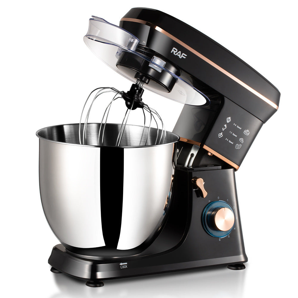Batidora de pie de 10 l, máquina mezcladora de harina automática, multifunción para el hogar.