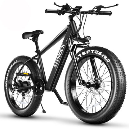 Bicicleta eléctrica profesional para adultos, 26 x 4 pulgadas, neumáticos anchos, motor de 1000 W, 48 V, 15 Ah, para trail, excursiones y desplazamientos diarios, con certificación UL y GCC.