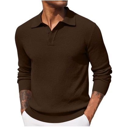 Camisa casual de hombre de manga larga