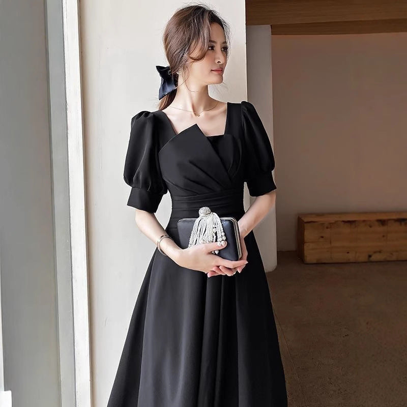 Traje de cena de banquete para mujer, estilo diario