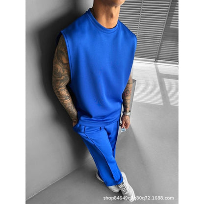 Traje de chaleco y pantalón de verano para hombre nuevo