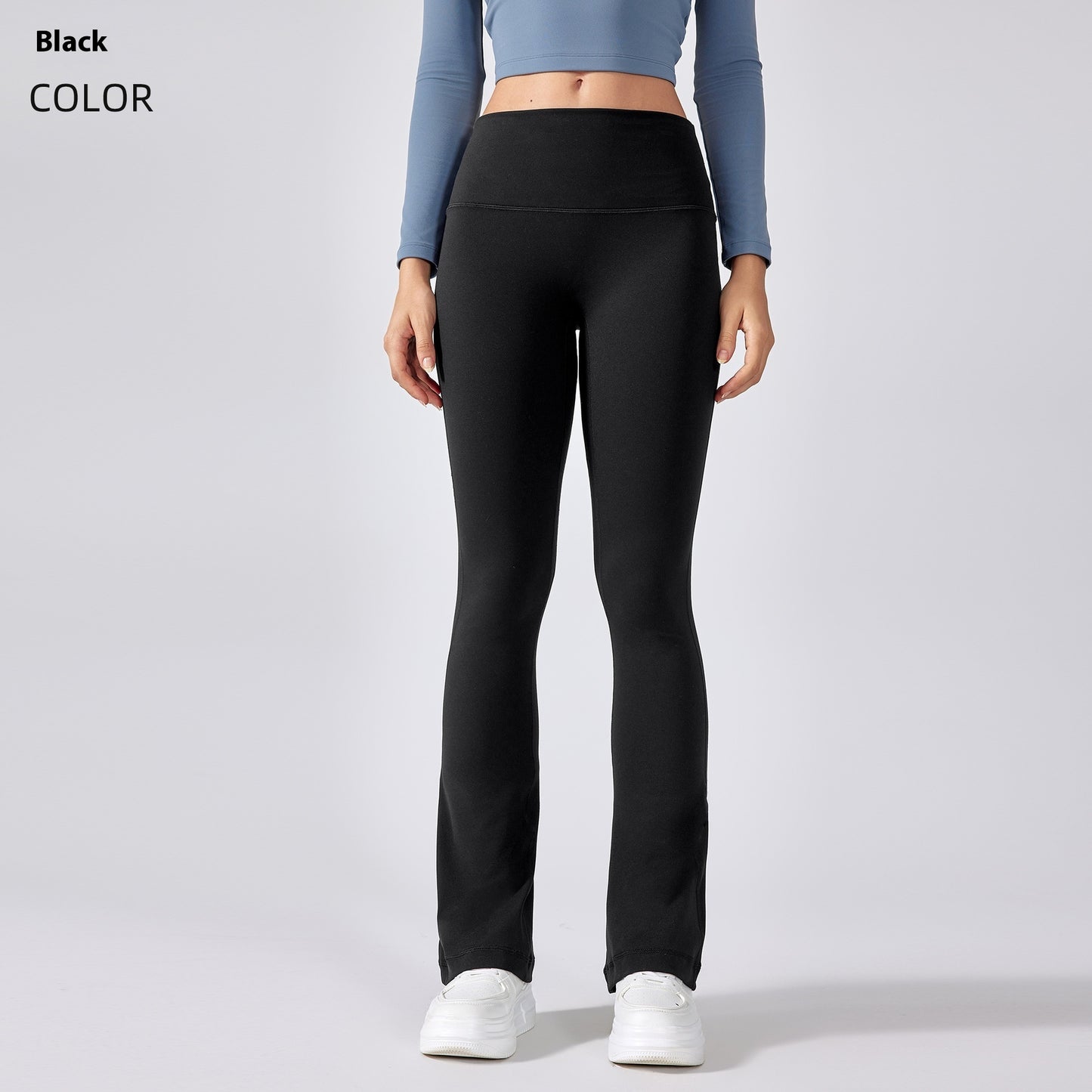 Pantalones de yoga de cintura alta sin entrepierna para mujeres