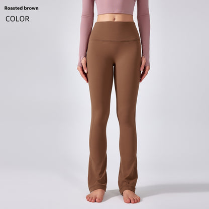 Pantalones de yoga de cintura alta sin entrepierna para mujeres