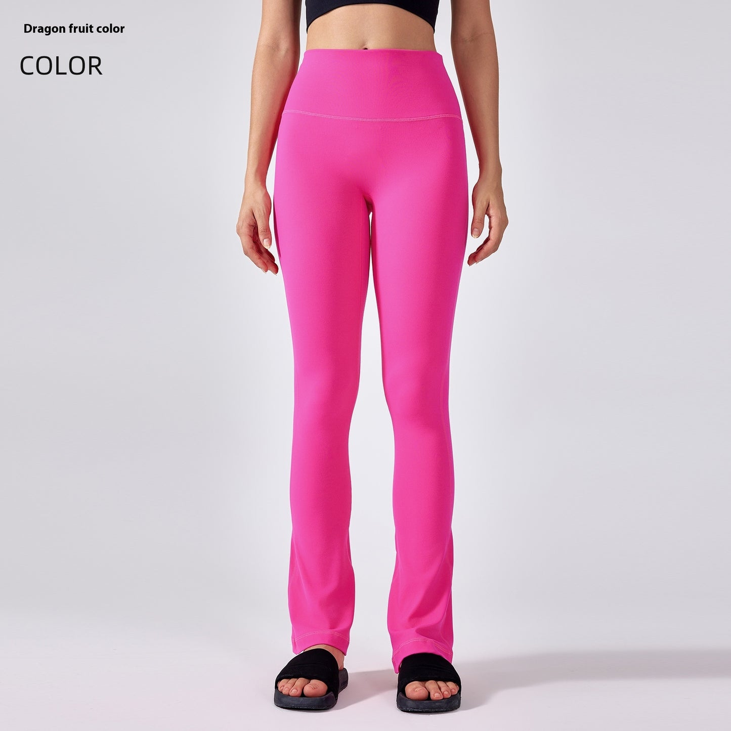Pantalones de yoga de cintura alta sin entrepierna para mujeres