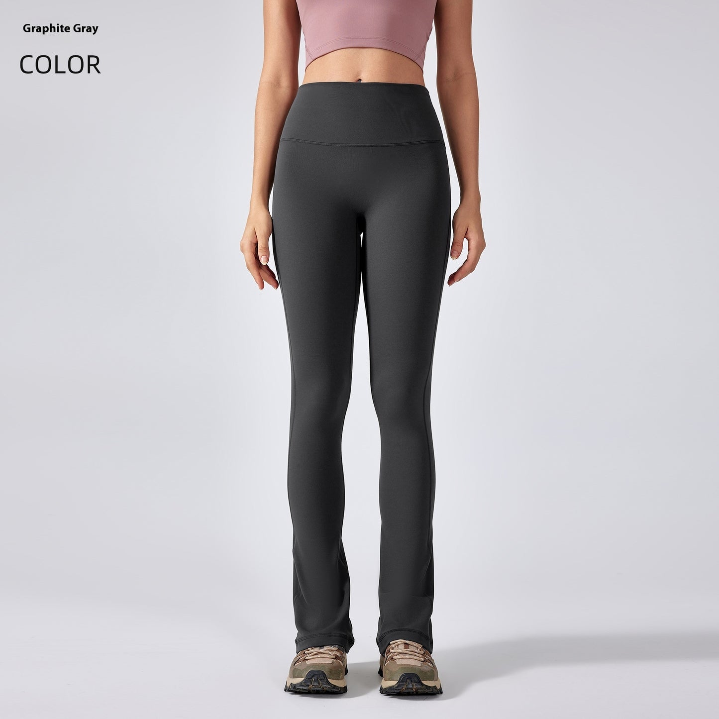 Pantalones de yoga de cintura alta sin entrepierna para mujeres
