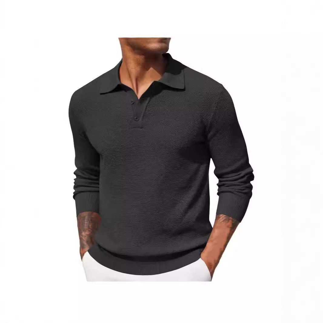 Camisa casual de hombre de manga larga