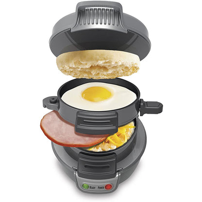 Máquina de desayuno doméstica, sandwichera de hamburguesa con cocedor de huevos, máquina de anillo, máquina para hacer sándwiches de pan, máquina para hacer gofres
