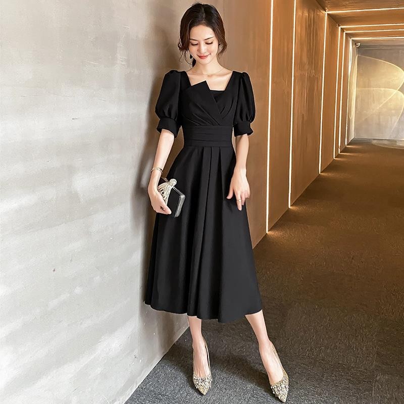 Traje de cena de banquete para mujer, estilo diario