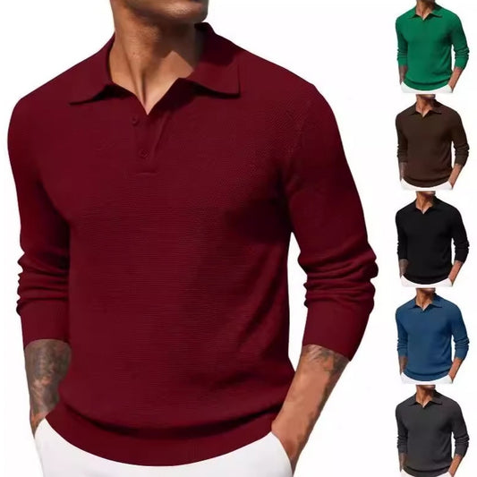 Camisa casual de hombre de manga larga