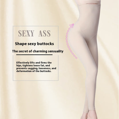Pantalones moldeadores de cintura alta que se pueden usar en exteriores y que contraen el abdomen y liberan la espalda.
