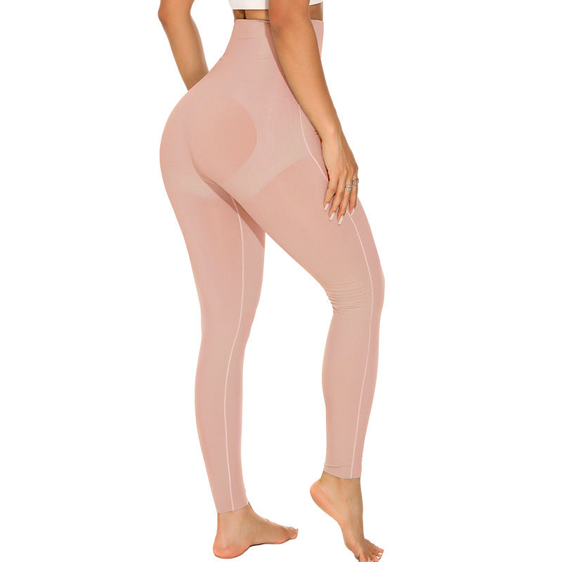 Pantalones de yoga deportivos para mujer que contraen el vientre