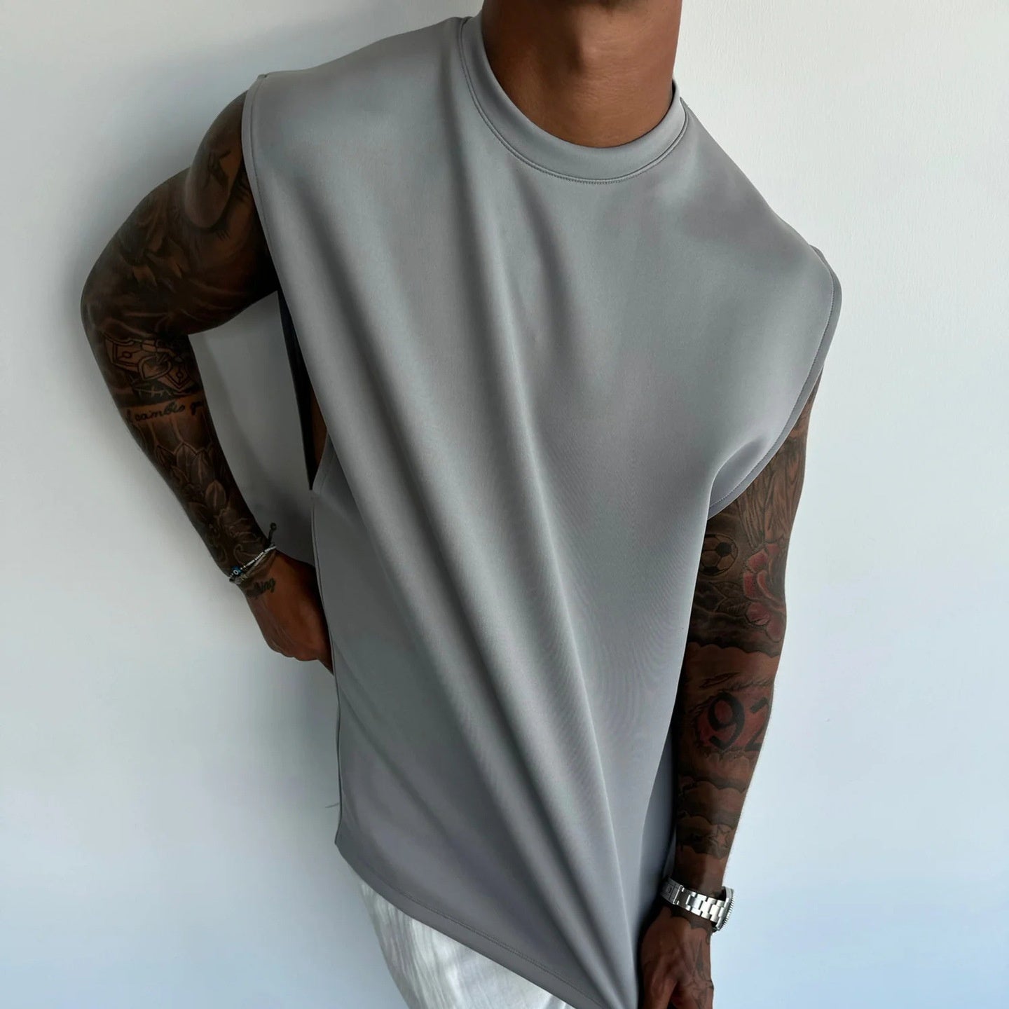 Traje de chaleco y pantalón de verano para hombre nuevo